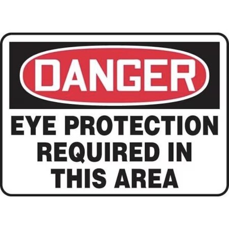Accuform OSHA DANGER SAFETY SIGN EYE MPPE010XP MPPE010XP